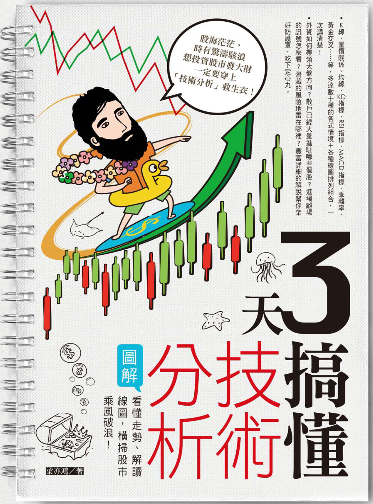 3天搞懂技術分析：看懂走勢、解讀線圖，橫掃股市乘風破浪！ cover