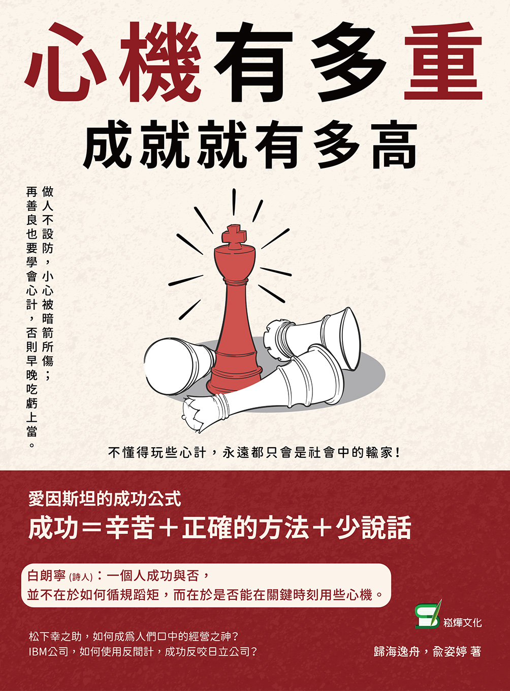 心機有多重, 成就就有多高 cover